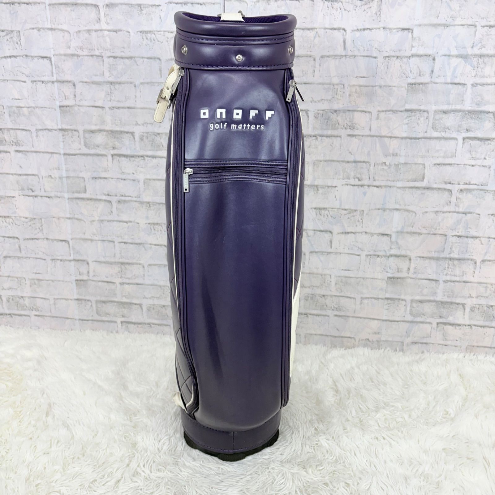 ONOFF オノフ キャディバッグ ゴルフバッグ golf パープル 紫 人気