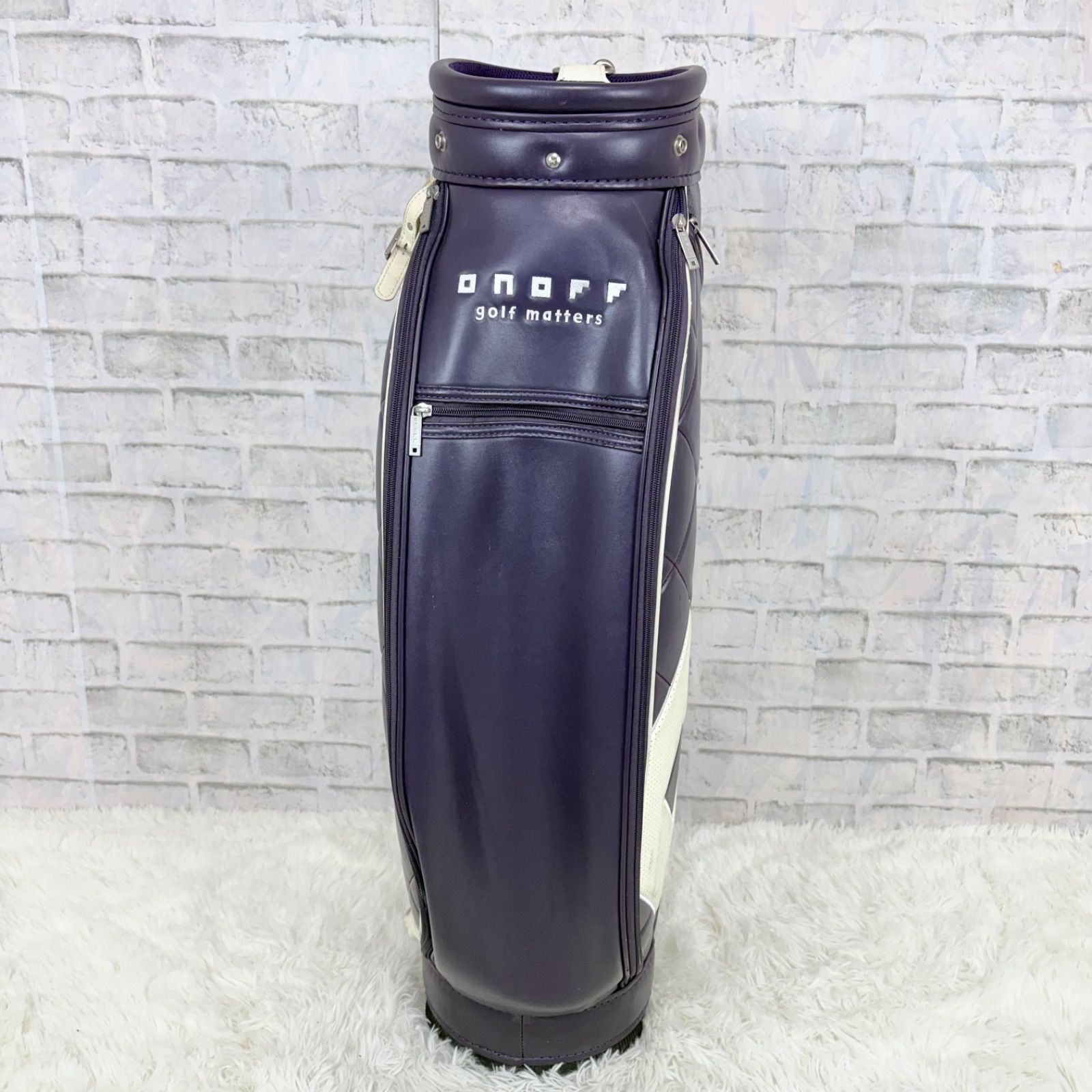 ONOFF オノフ キャディバッグ ゴルフバッグ golf パープル 紫 人気 