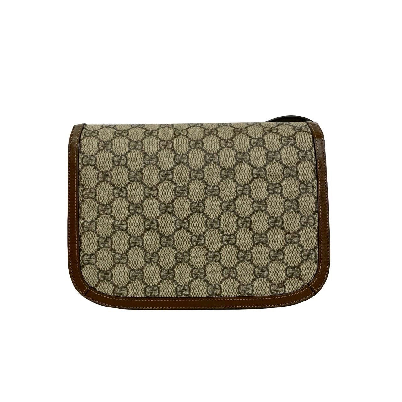 ほぼ未使用 GUCCI グッチ ホースビット 1955 GGスプリーム レザー 
