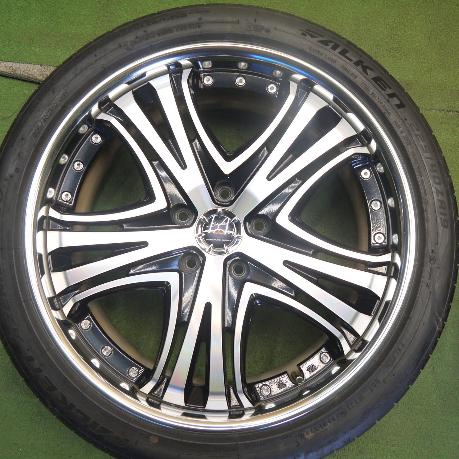 バリ溝！24年！9分◎Shallen XV-77 225/40R19 ファルケン AZENIS 