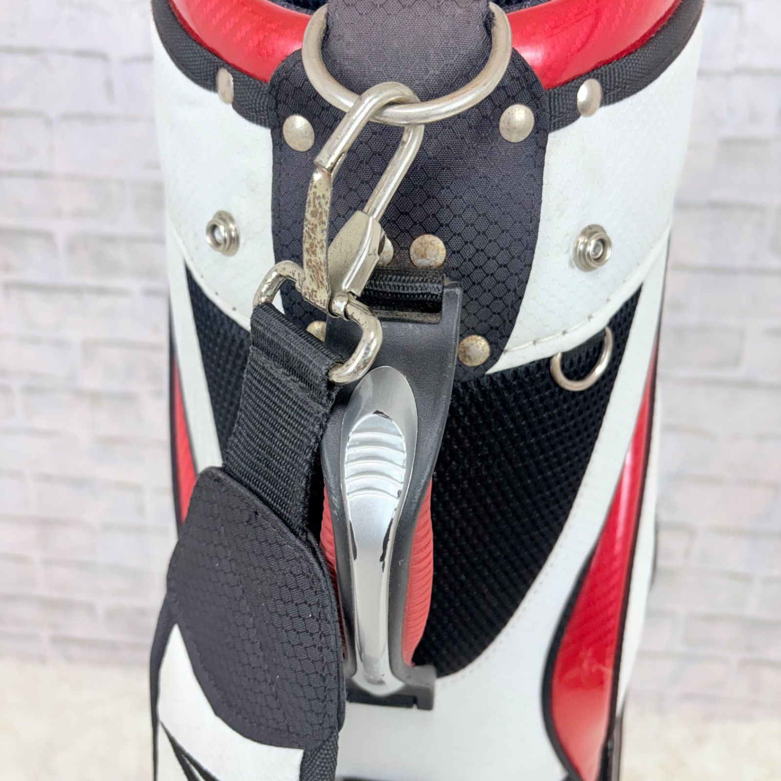 TOURSTAGE ツアーステージ キャディバッグ ゴルフバッグ golf 白 