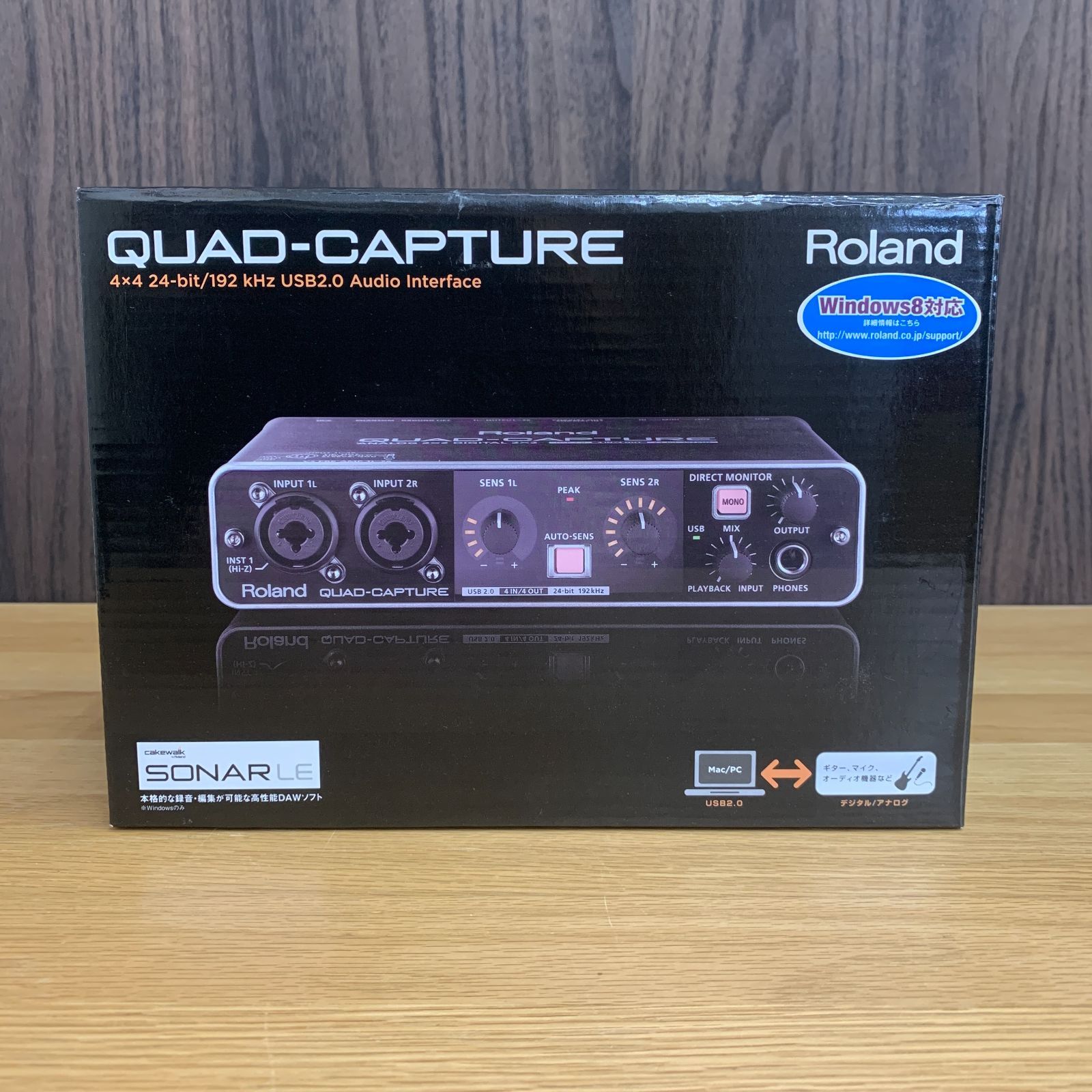 ジャンク】Roland ローランド オーディオインターフェース QUAD