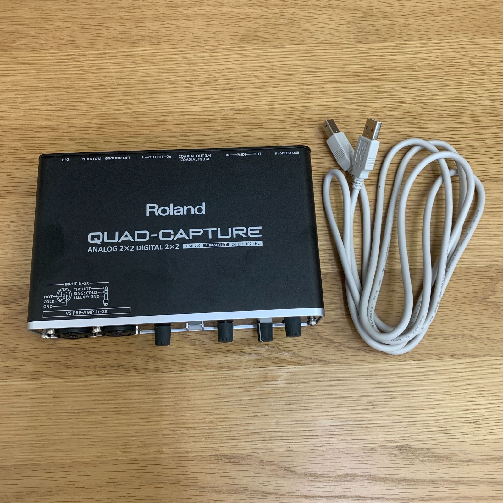 ジャンク】Roland ローランド オーディオインターフェース QUAD