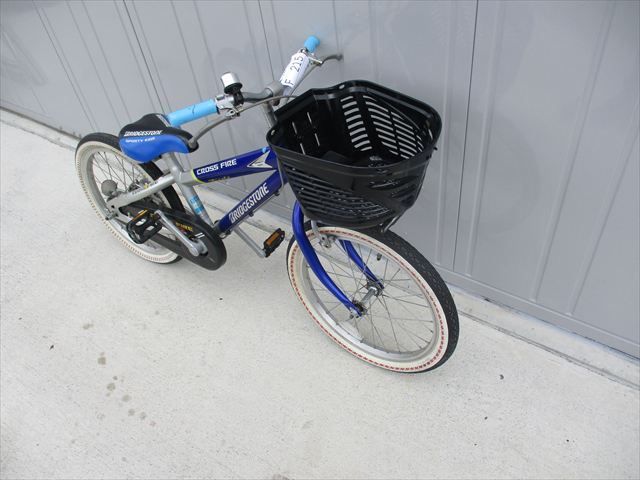 F215☆6800円☆整備済み 中古子供自転車 【ブリヂストン クロス 