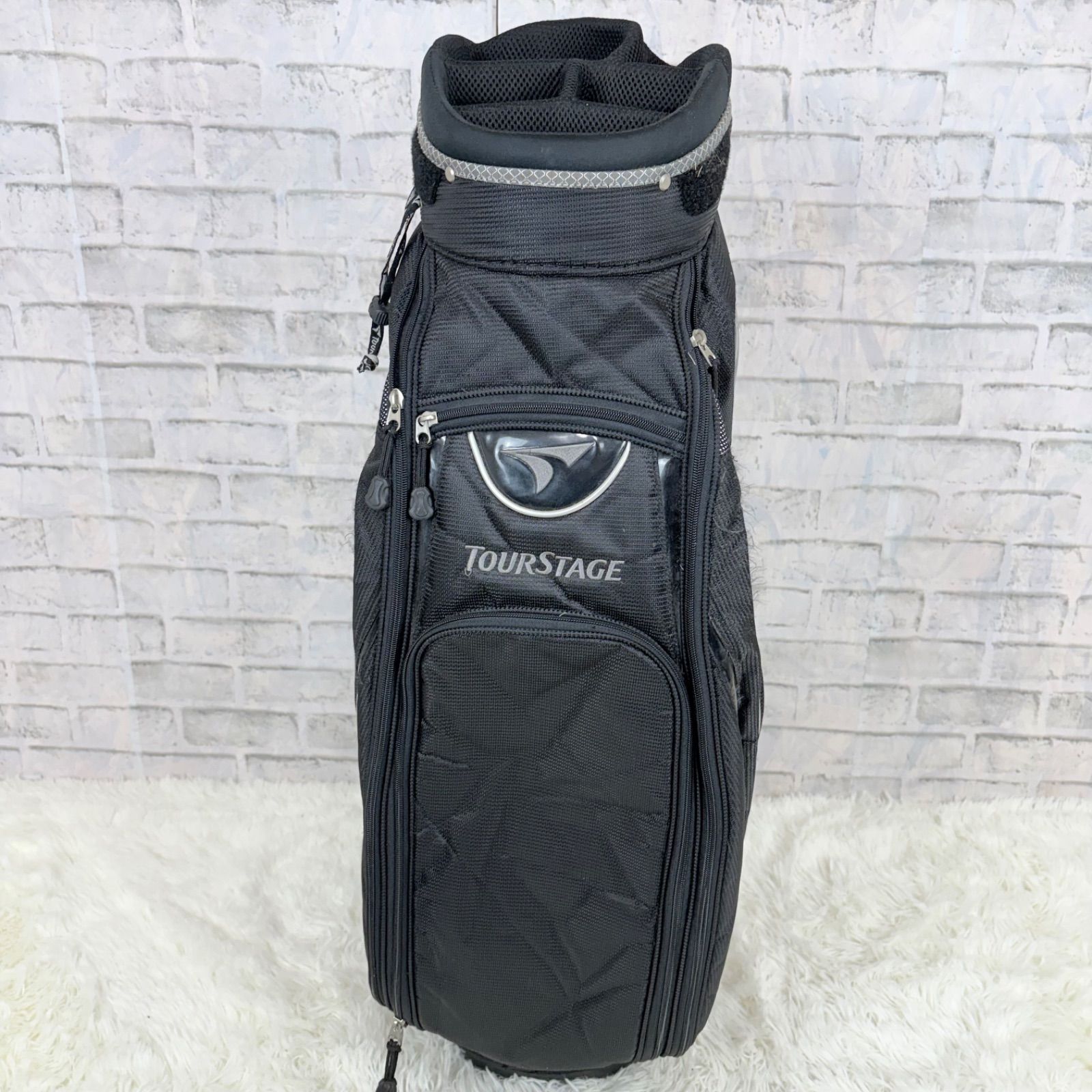 TOURSTAGE ツアーステージ キャディバッグ ゴルフバッグ golf ブラック