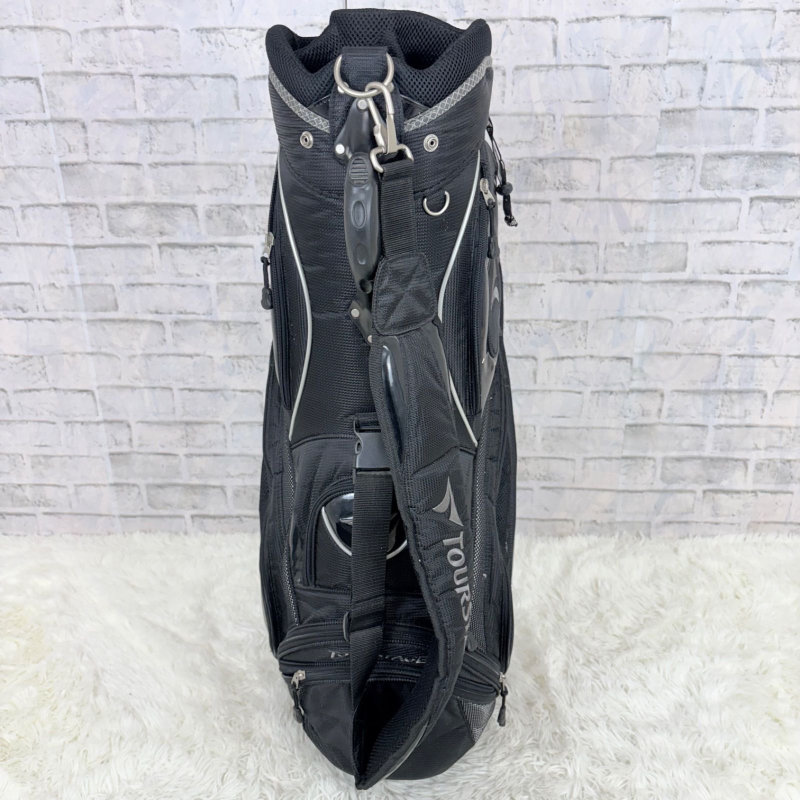 TOURSTAGE ツアーステージ キャディバッグ ゴルフバッグ golf ブラック
