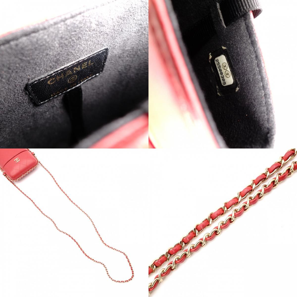 CHANEL シャネル フォンケース ショルダーバッグ マトラッセ