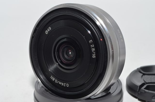 260575☆極上☆SONY 単焦点レンズ E 16mm F2.8 ソニー Eマウント用 APS