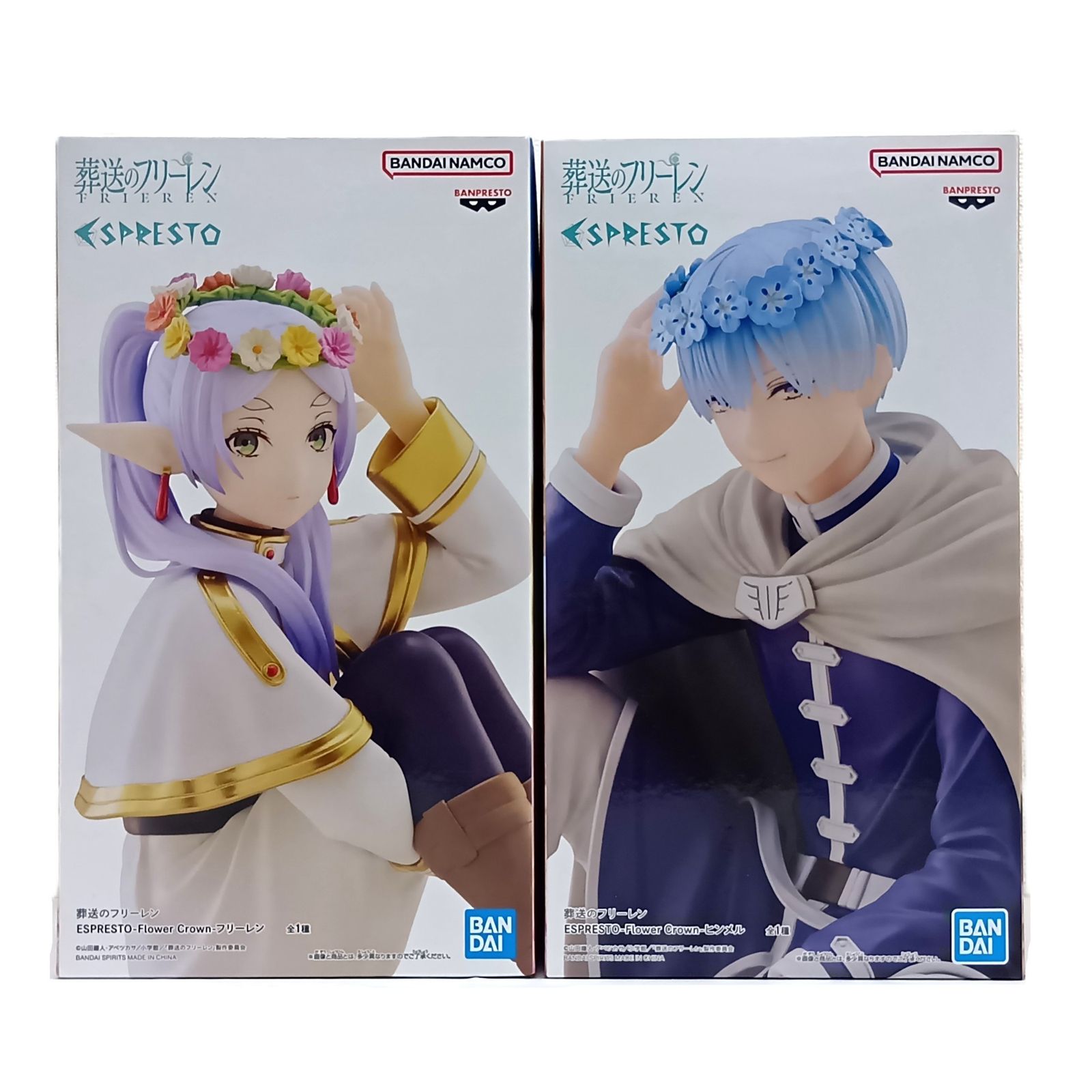 ○ BANDAI SPIRITS フィギュア フリーレン 「葬送のフリーレン」 ESPRESTO-Flower Crown-フリーレンヒンメル 「葬送のフリーレン」 ESPRESTO-Flower Crown-ヒンメル 未開封品