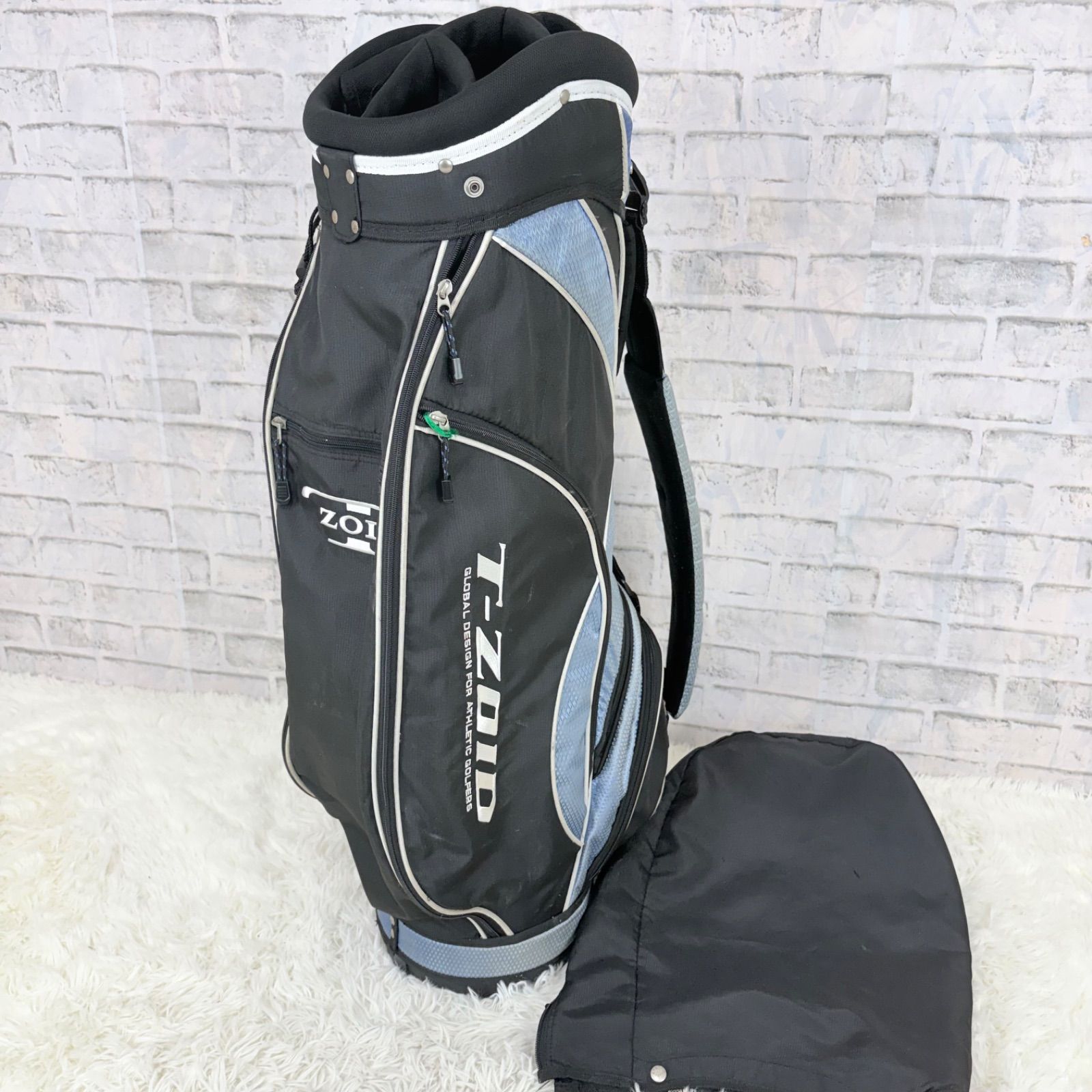 極美品 MIZUNO T-ZOID キャディバッグ MIZUNO ミズノ T-ZOID キャディバッグ ゴルフバッグ golf ブラック