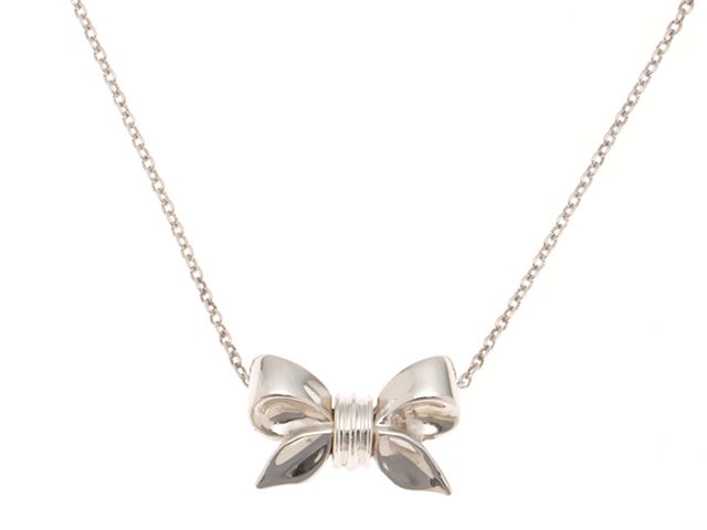 TIFFANY&Co. ティファニー ジュエリー リボンNC/SV/2.6g 貴金属･宝石 ネックレス シルバー SV シルバー レディース【中古】 16,694円