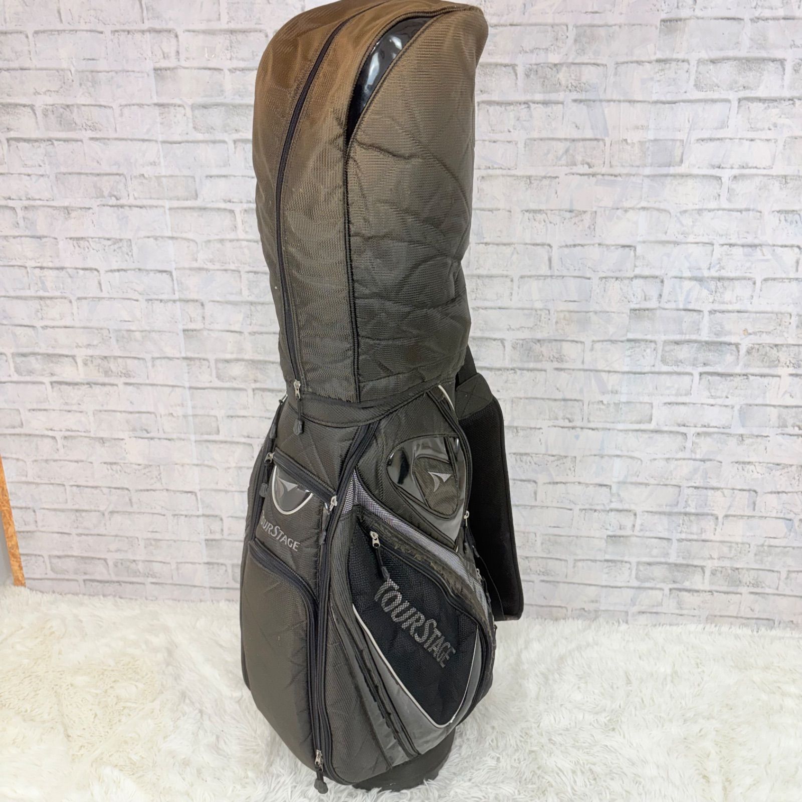 Tourstage ツアーステージ キャディバッグ ゴルフバッグ golf ブラック