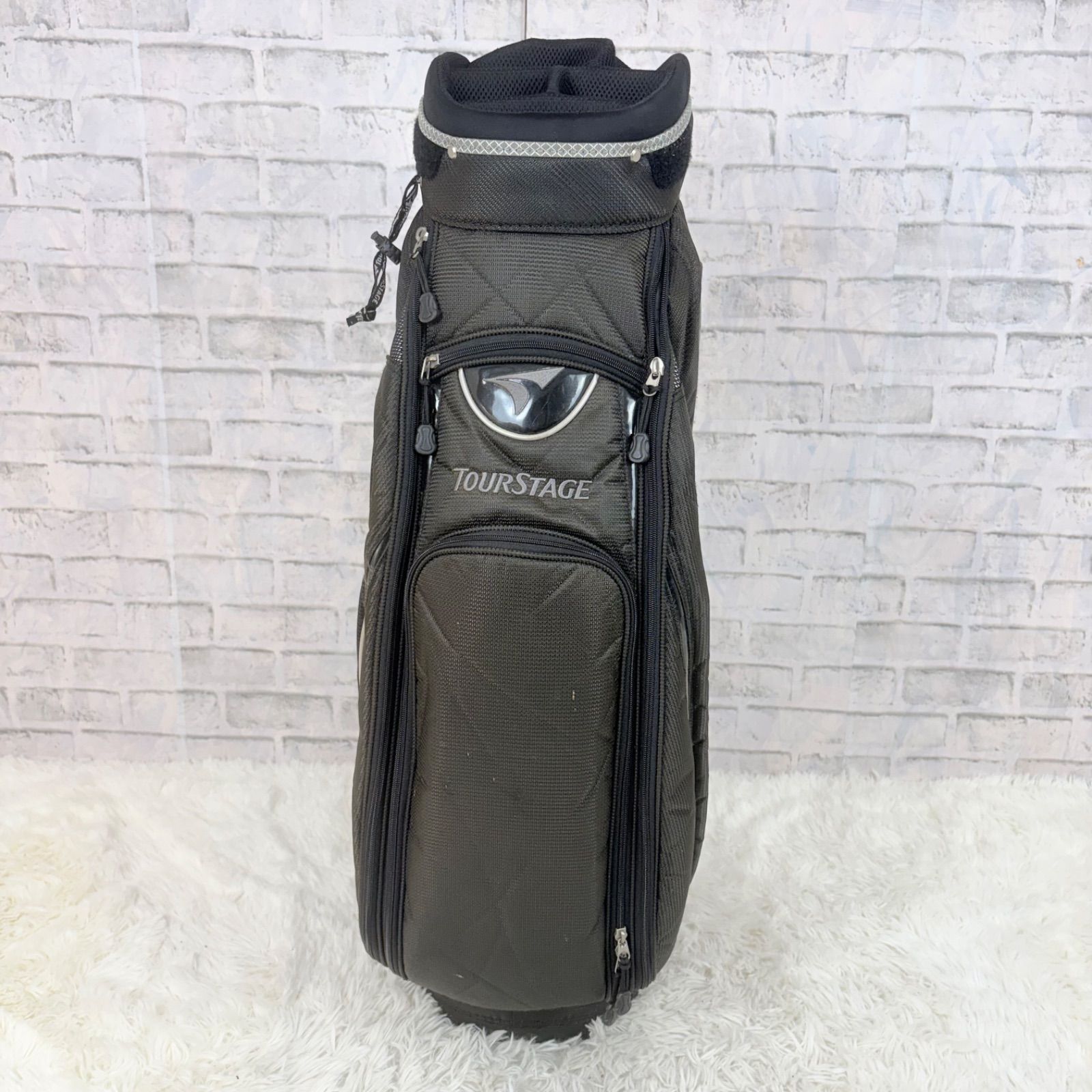 ゴルフバッグ　TOURSTAGE 黒 Tourstage ツアーステージ キャディバッグ ゴルフバッグ golf ブラック