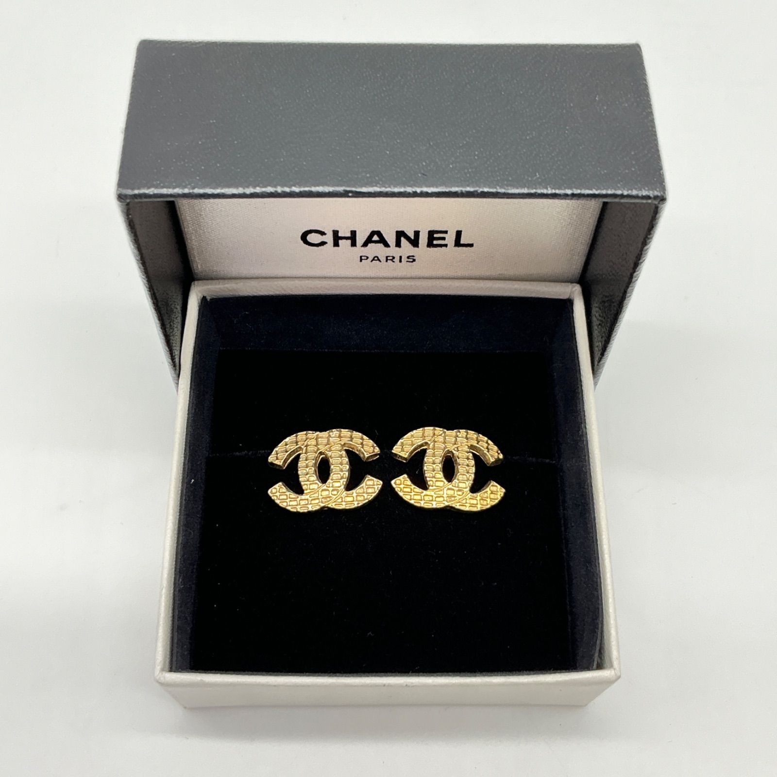 CHANEL シャネル ココマーク イヤリング 両耳用 ゴールド 00A ヴィンテージ 【中古】Aランク　5_468
