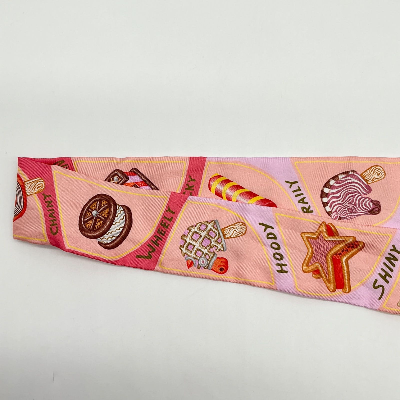 HERMES エルメス ツイリースカーフ FUNNY ICE CREAM ファニー アイス