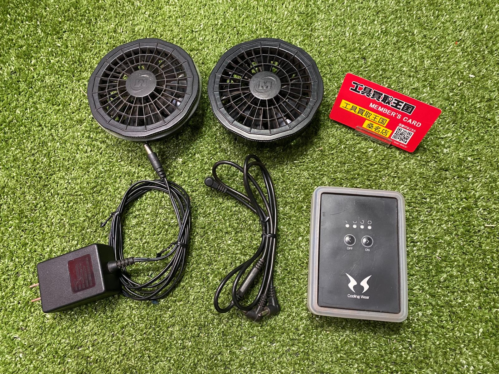 【中古品】【0902】ｻﾝｴｽ 空調風神服用 ﾌｧﾝ&ﾊﾞｯﾃﾘｰ RD9870J　ITB55P1NXDTS
