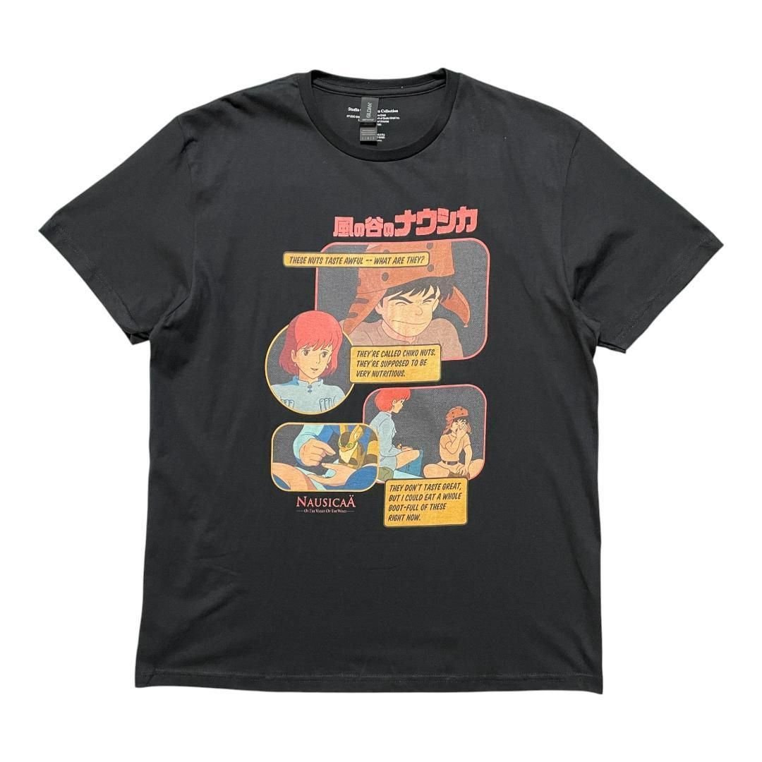海外版 公式 オフィシャル スタジオジブリ 映画 NAUSICAA OF THE VALLEY OF THE WIND 風の谷のナウシカ Tシャツ メンズL 宮崎駿 BA4151