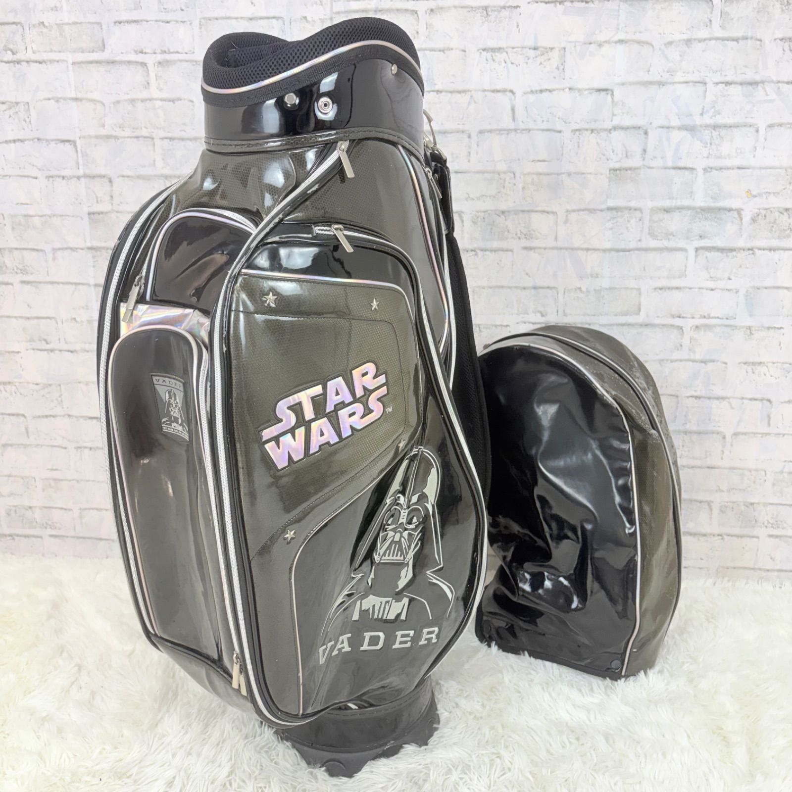 D437 STARWARS スターウォーズ キャディバッグ 未使用品 STAR WARS スターウォーズ ダースベイダー キャディバッグ ゴルフ