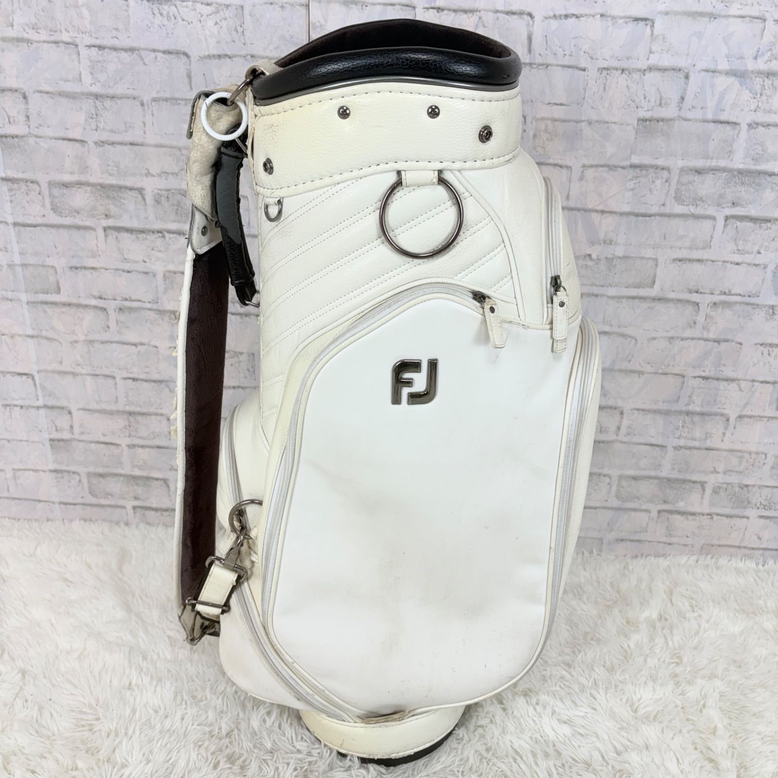 Foot joy FJ フットジョイ キャディバッグ ゴルフバッグ golf ホワイト