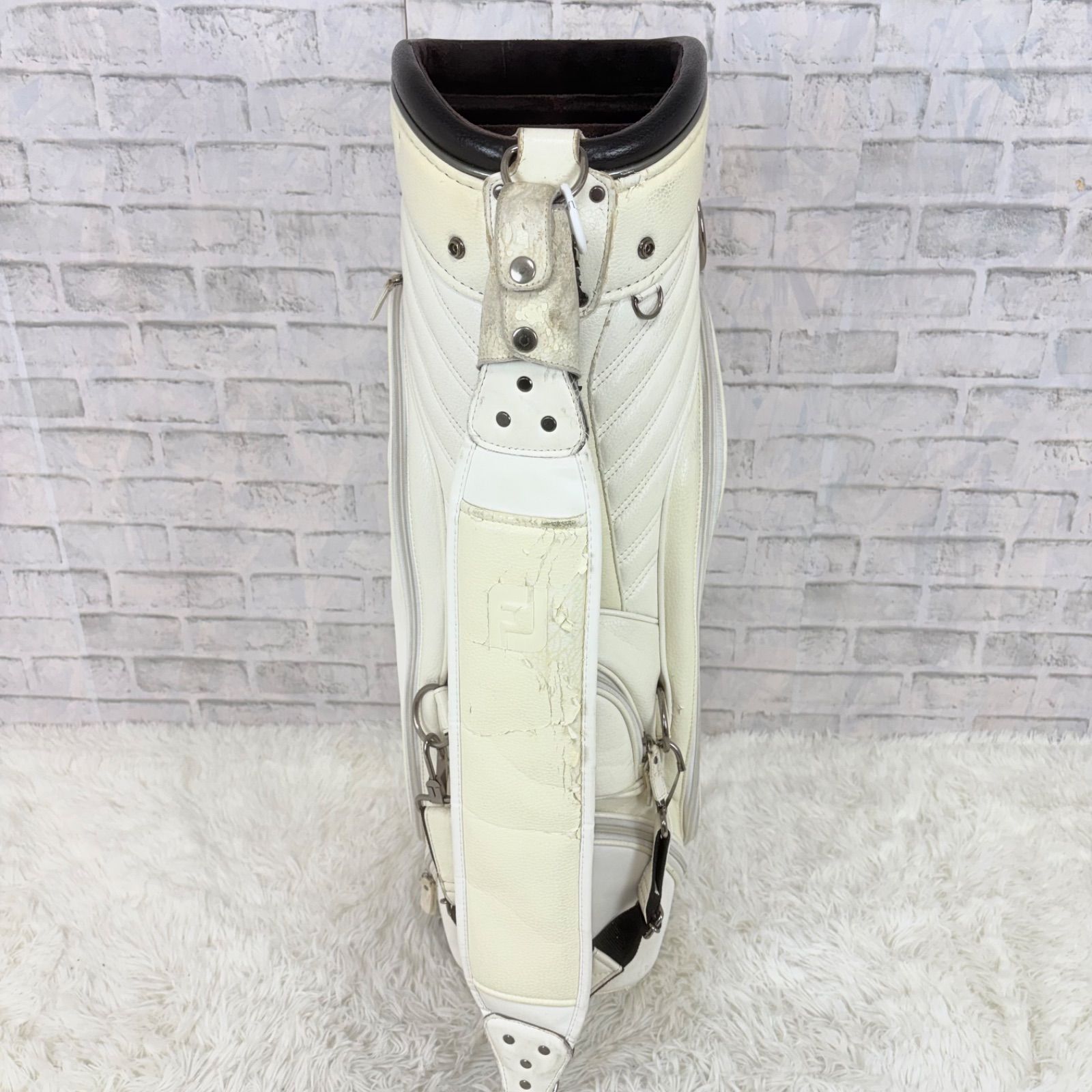 Foot joy FJ フットジョイ キャディバッグ ゴルフバッグ golf ホワイト