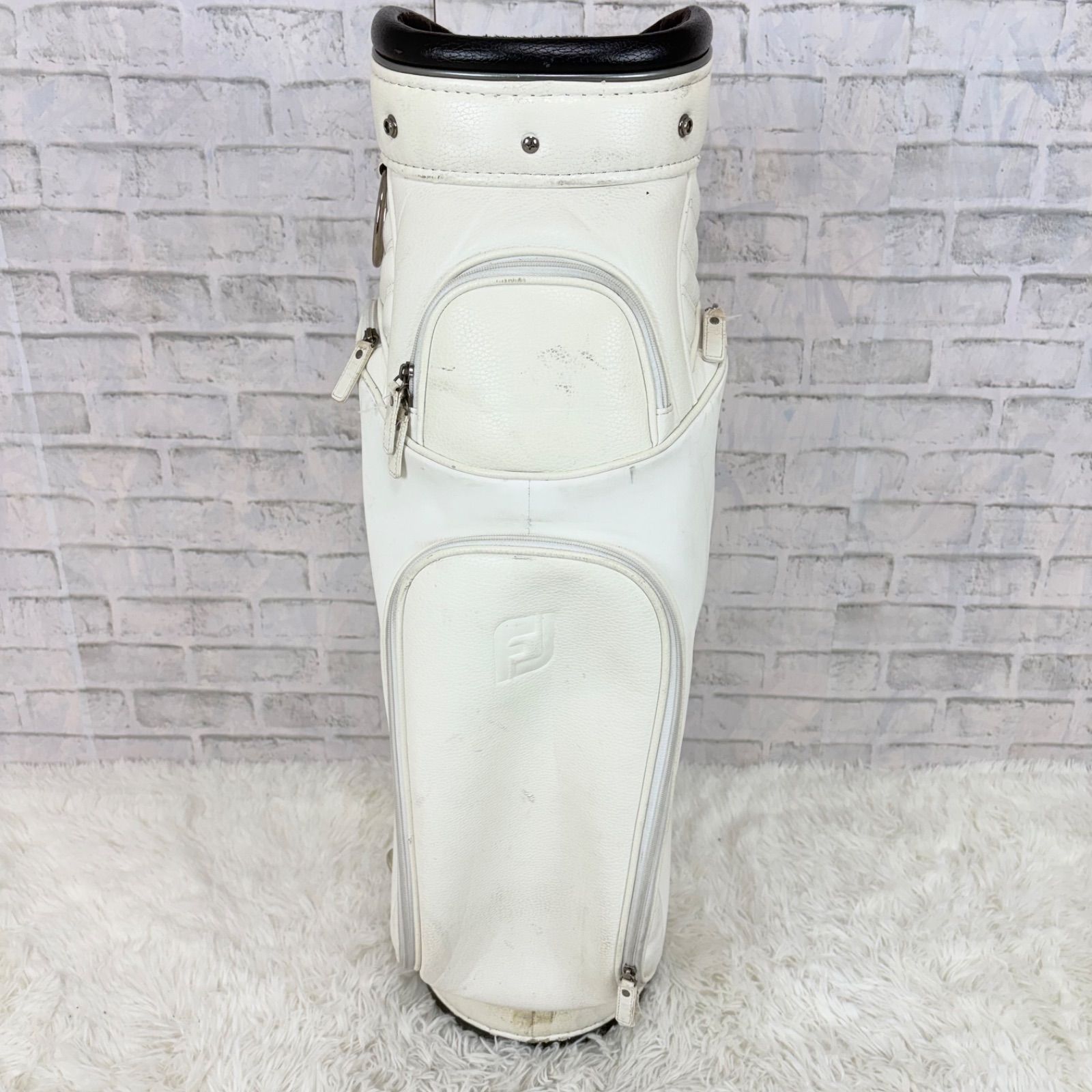Foot joy FJ フットジョイ キャディバッグ ゴルフバッグ golf ホワイト