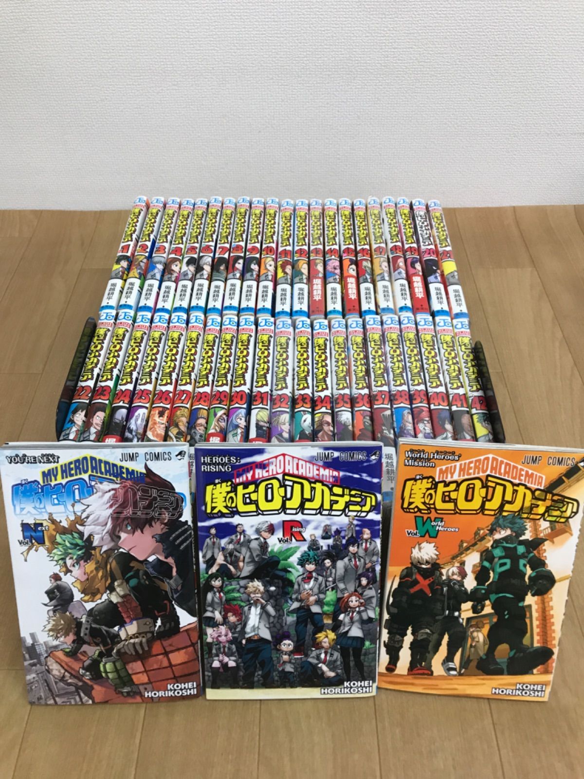 ☆③【未開封あり】 僕のヒーローアカデミア 全42巻＋関連本3冊
