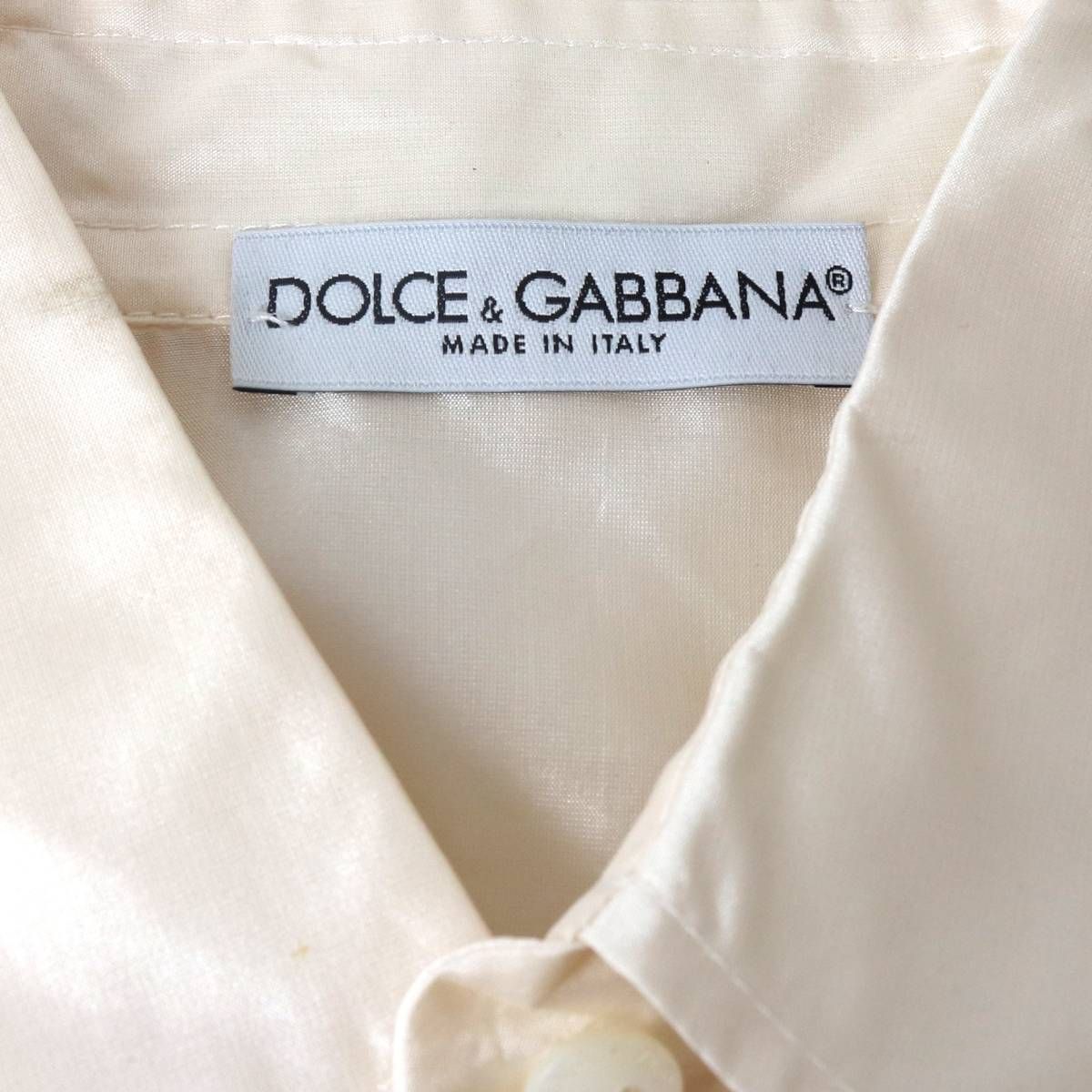 Dolce & Gabbanaドルチェ&ガッバーナ Yシャツ カッターシャツ シルク