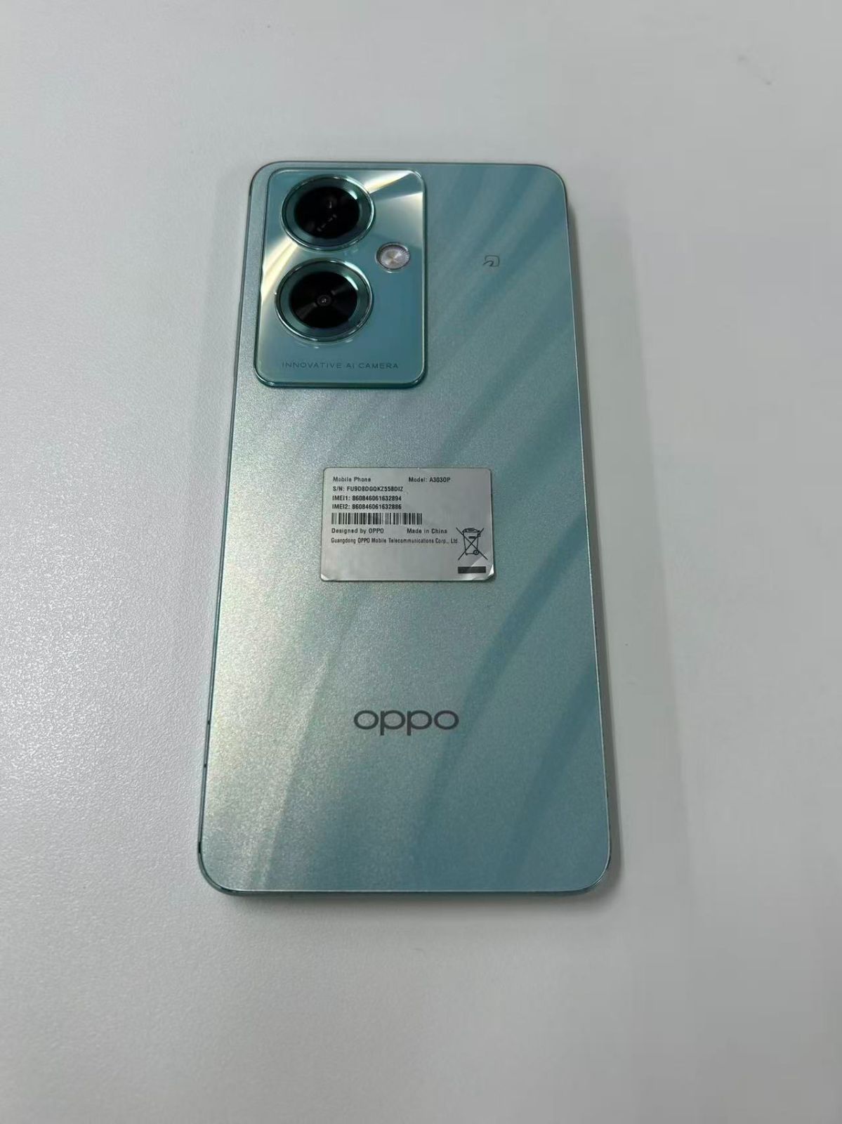 【訳あり品】OPPO A79 グローグリーン