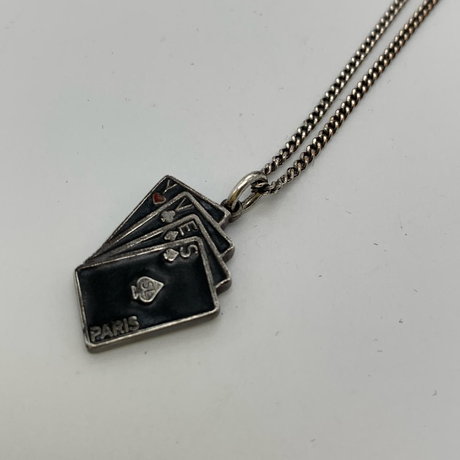 【姫路東店】 中古 SAINT LAURENT | サンローラン ネックレス シルバー 【135】 8,100円