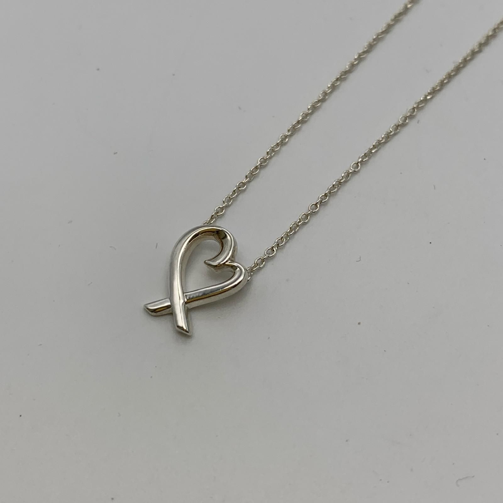【姫路東店】 中古 Tiffany&co | ティファニー ネックレス ラビングハートネックレス 6002233 Paloma Picasso シルバー 【135】 13,104円