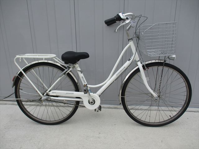 F225☆限定特価☆ 中古自転車 【マルイシ プリミエール 26インチ 白