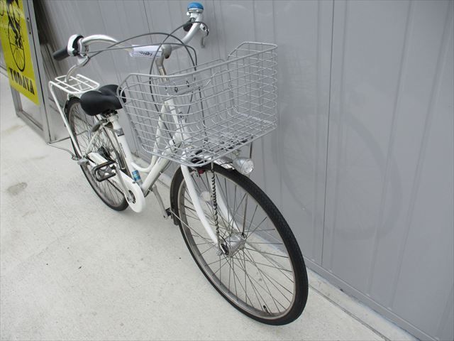 F225☆限定特価☆ 中古自転車 【マルイシ プリミエール 26インチ 白 