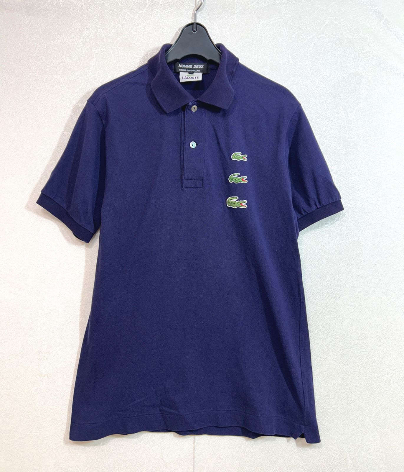 COMMEdesGARCONS HOMME DEUX LACOSTE ポロシャツ COMME des GARCONS HOMME DEUX × LACOSTE (XS) ポロシャツ