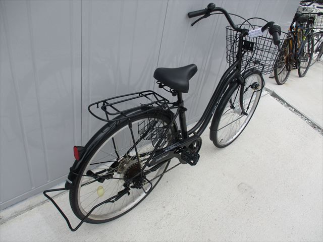 中古自転車22インチ F226☆限定特価☆ 中古自転車 完成車発送【 26インチ 軽快車 黒