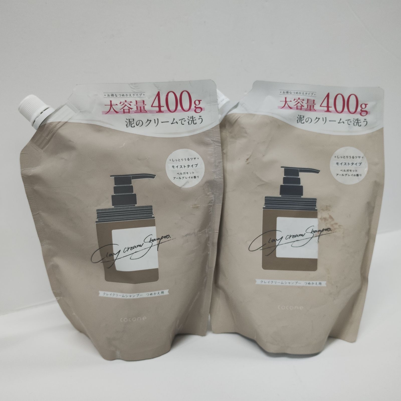 Y6438 cocone ココネ クレイクリームシャンプー つめかえ用 400g 計2点