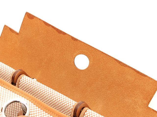 HERMES エルメス エールバッグジップアドMM ナチュラル/ブラウン