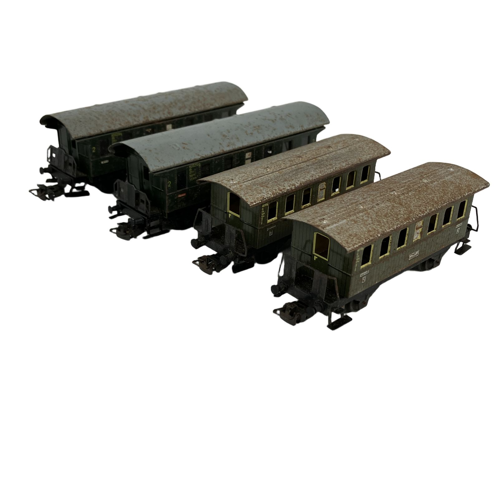 Marklin 4002 4040 2軸客車 古典客車 4両セット HOゲージ 鉄道模型 ジャンク N11380361