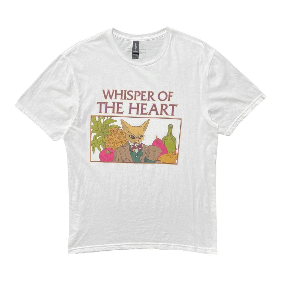 海外版 公式 オフィシャル スタジオジブリ 映画 Whisper of the Heart 耳をすませば バロン Tシャツ メンズL アニメ 宮崎駿 BA4294