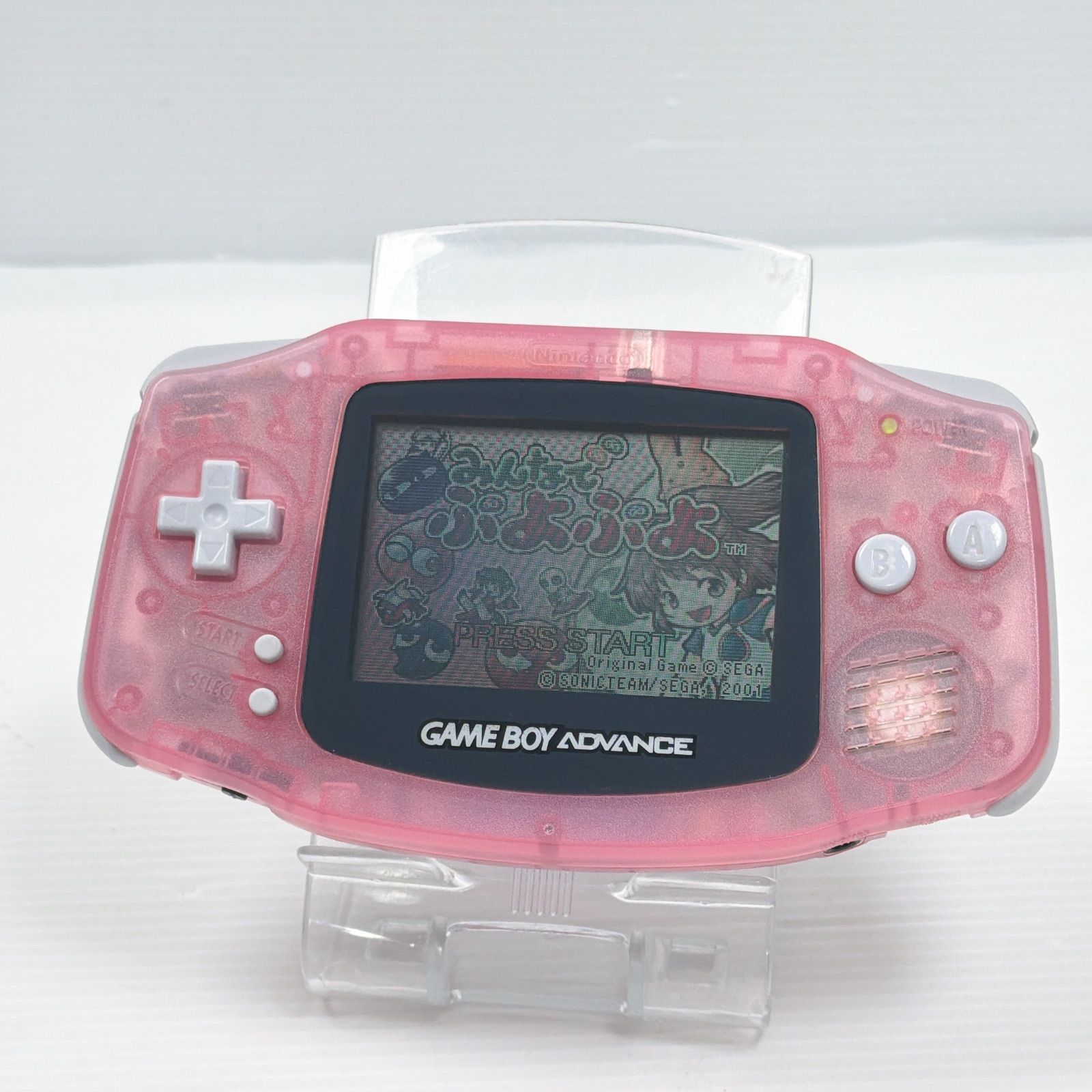 極美品 ゲームボーイアドバンス ミルキーピンク 動作確認済み