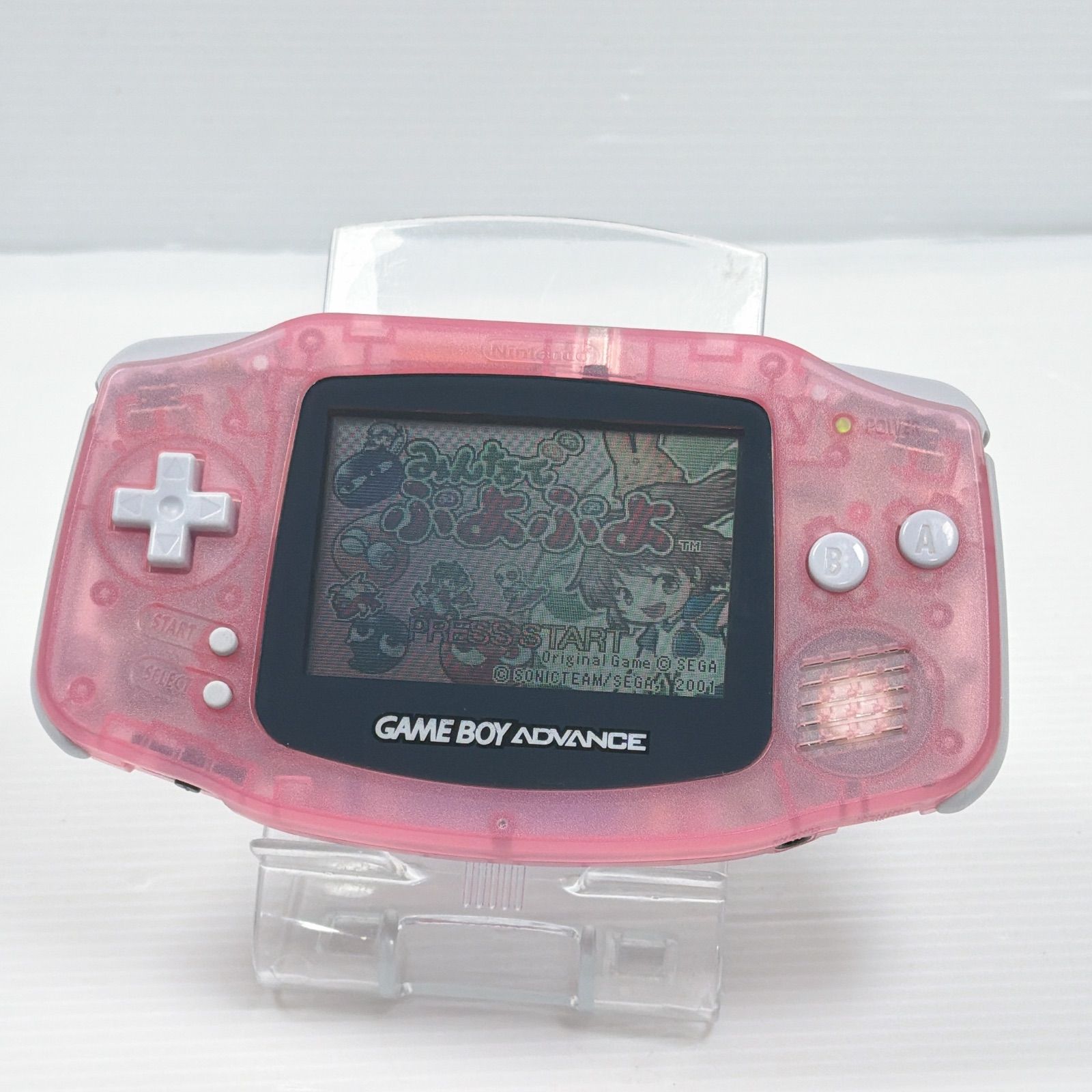 極美品 ゲームボーイアドバンス ミルキーピンク 動作確認済み