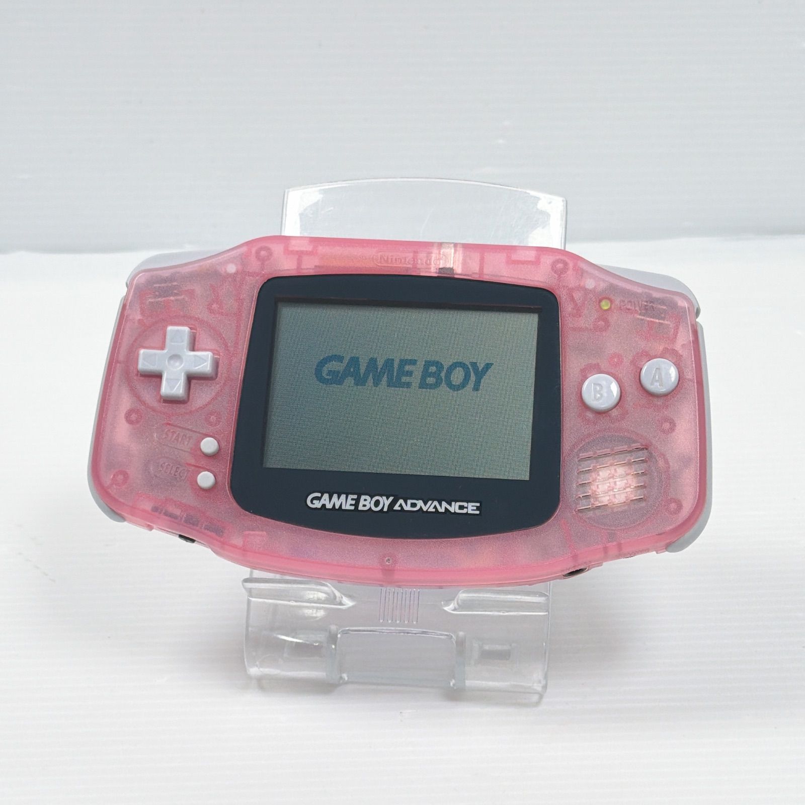 極美品 ゲームボーイアドバンス ミルキーピンク 動作確認済み