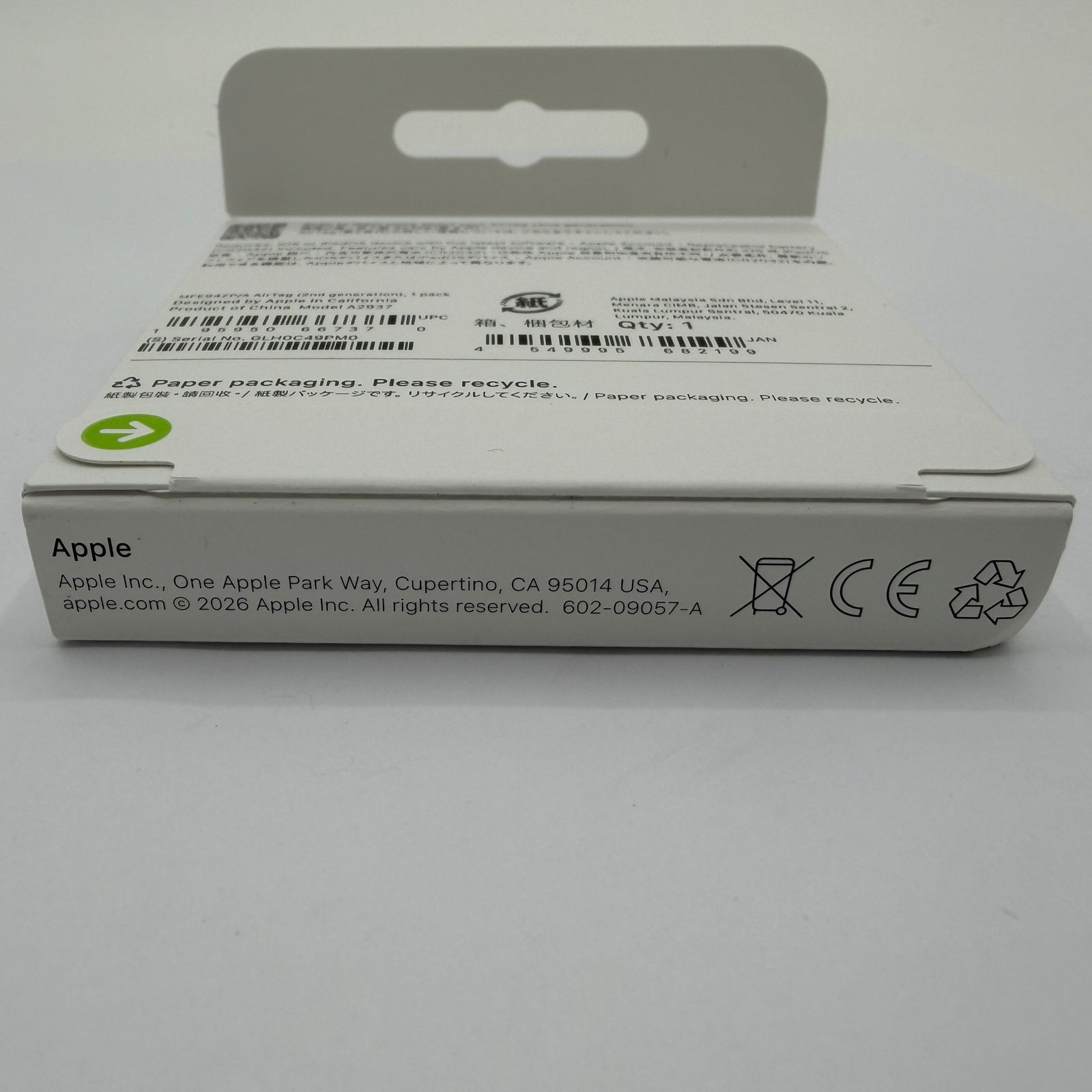 新品未開封】Apple AirTag 第2世代 1個入り - メルカリ