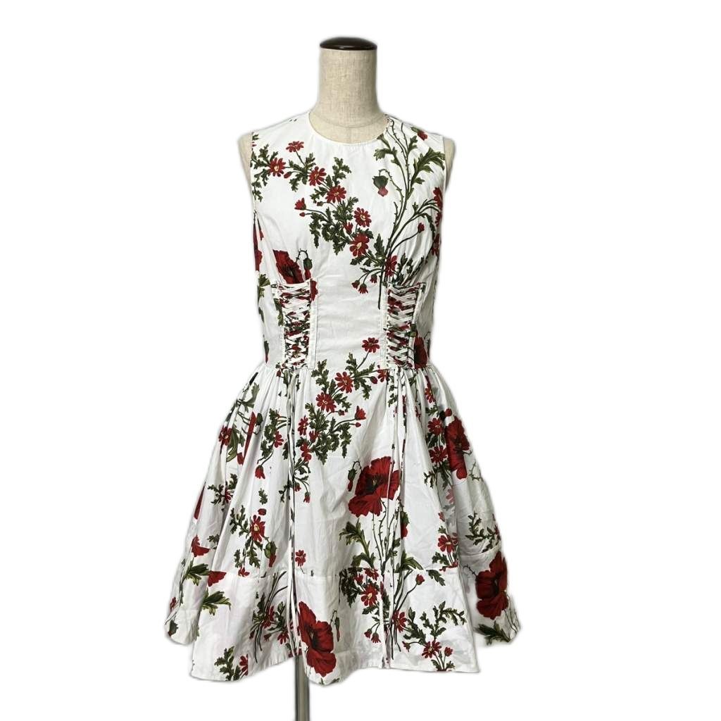 Alexander McQueen ワンピース アレキサンダーマックイーン ALEXANDER MCQUEEN フローラル プリント