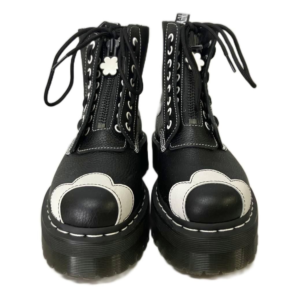 ヒ*ロ様 ＼即完品‼︎新品未使用／Dr,Martens ドクターマーチン 6ホー ドクターマーチン DR.MARTENS ×MARY QUANT 8ホール ショートブーツ