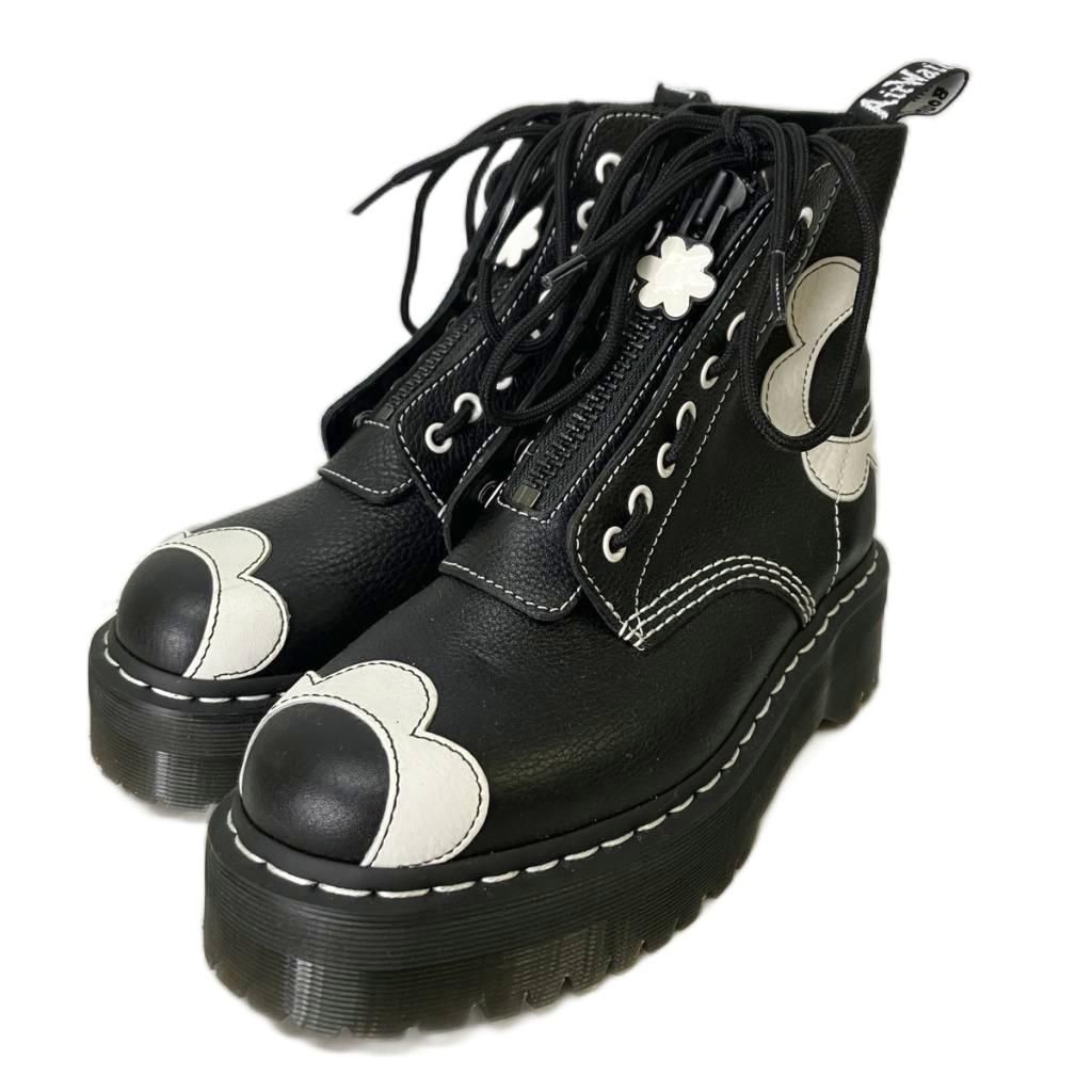 ドクターマーチン DR.MARTENS ×MARY QUANT 8ホール ショートブーツ