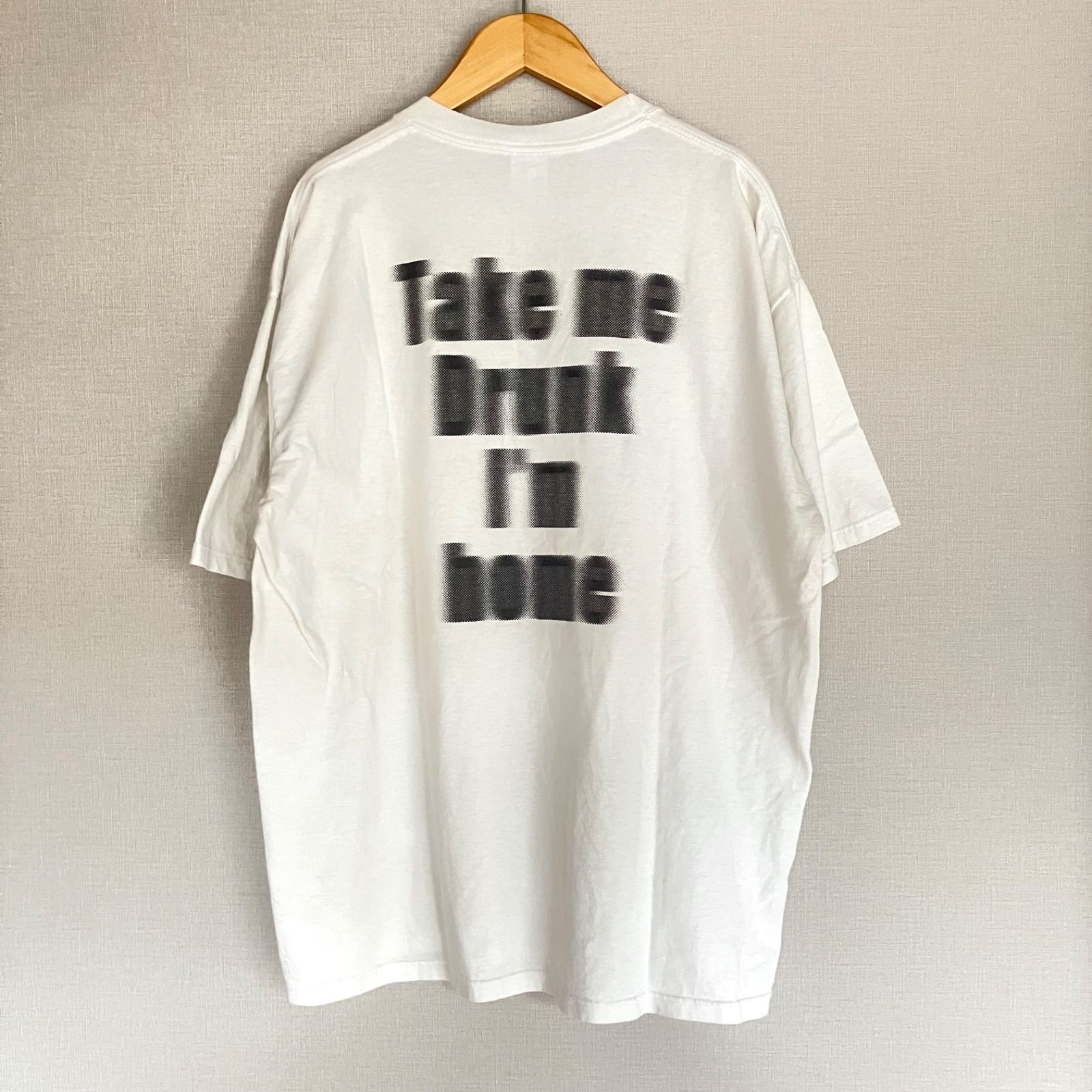 90s PARTY VISION ホワイト XLサイズ JERZEES 山田蓮 モーション文字