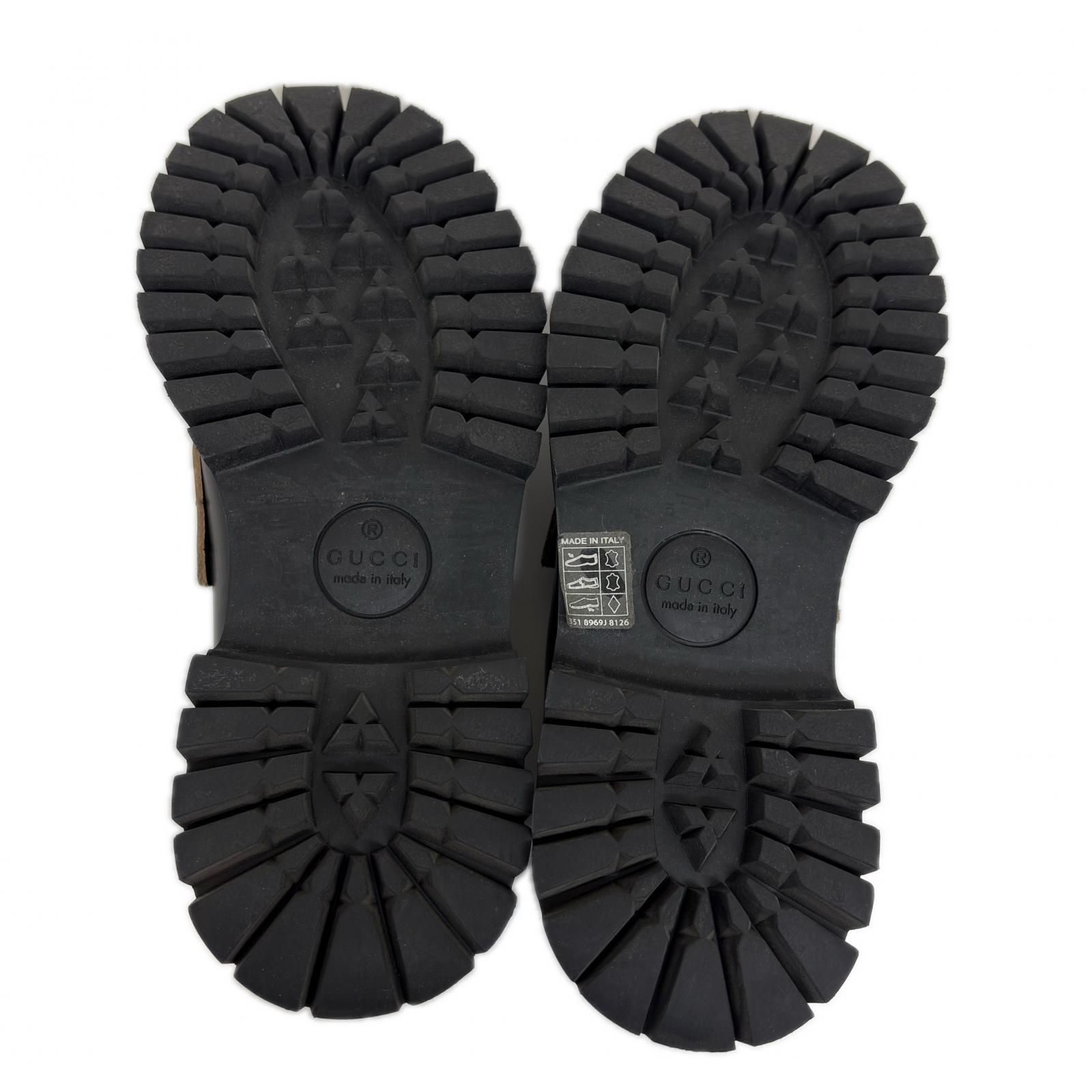 GUCCI グッチ 靴 ホースビットローファ くつ 577236 レザー ブラック
