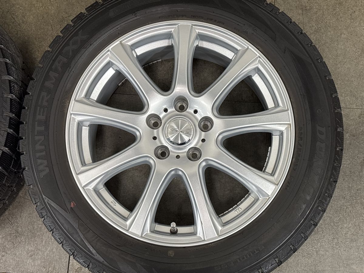 良好品】DUFACT 17in 7J +48 PCD114.3 ダンロップ ウィンターマックス