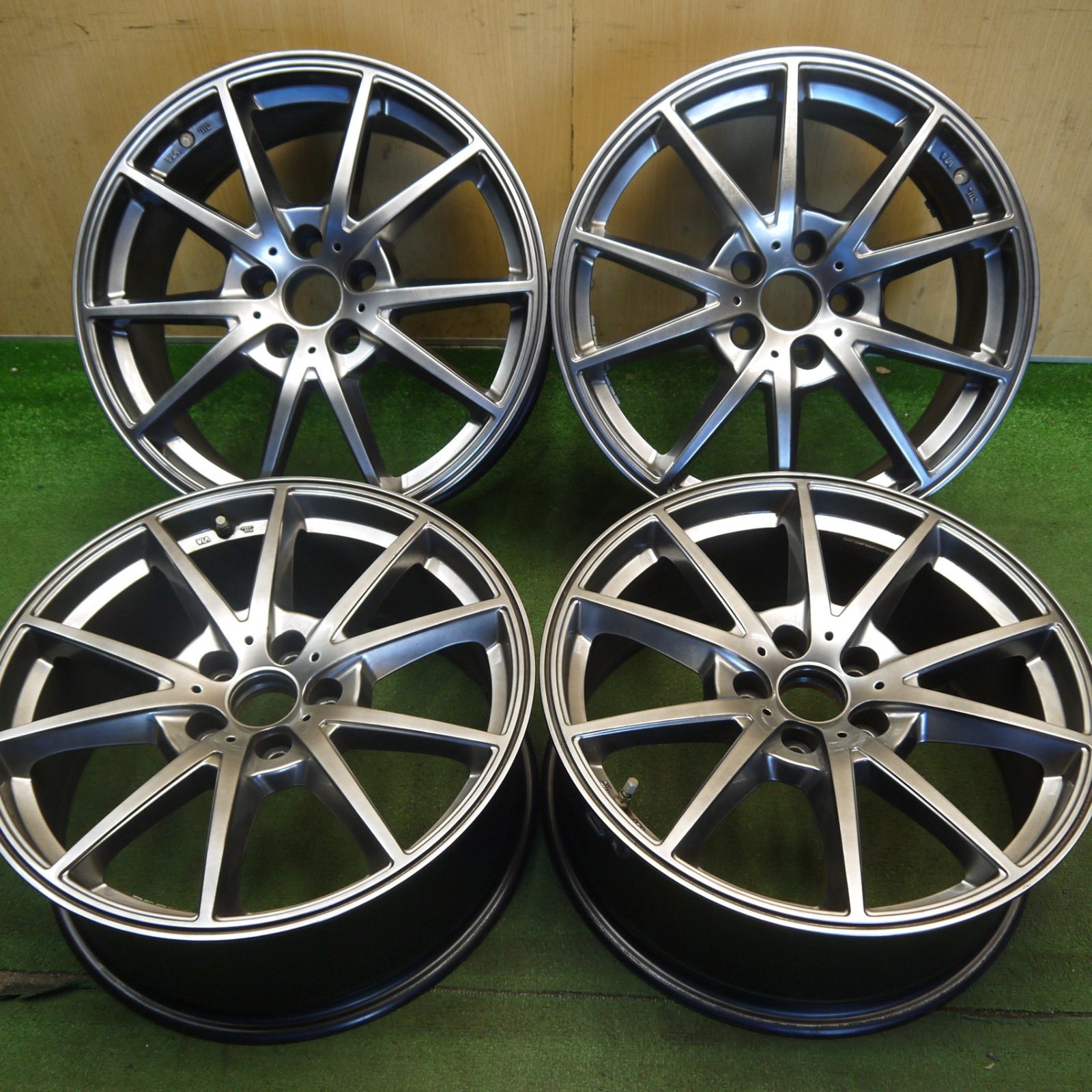 [送料無料] センサー付！キレイ★レクサス LF-SPORT 阿部商会 18インチ ホイール LFスポーツ 18×8J PCD114.3/5H★6061208Hホ