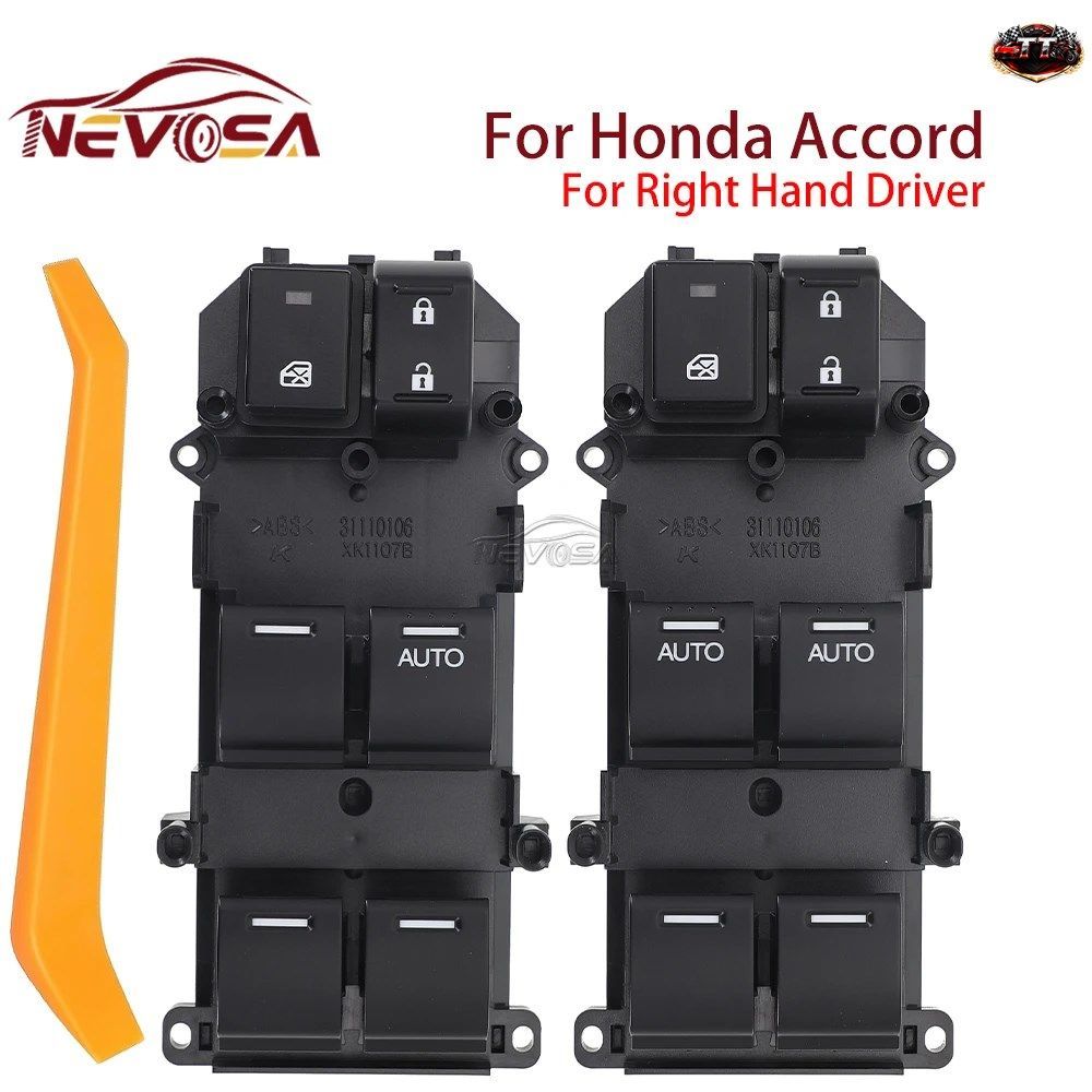 右ハンドル車用 ホンダ アコード 2009 - 2014年式 パワーウィンドウスイッチ 35750-TC0-U12 35750TC0U12